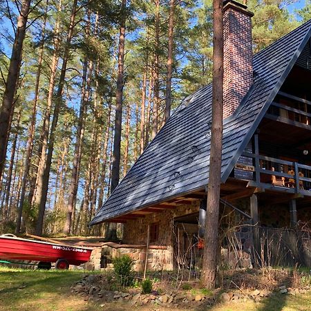 Ferienhaus Marianna Am See Mit Gratis Sauna, Ruderboot & Wlan Krzywonoga 外观 照片